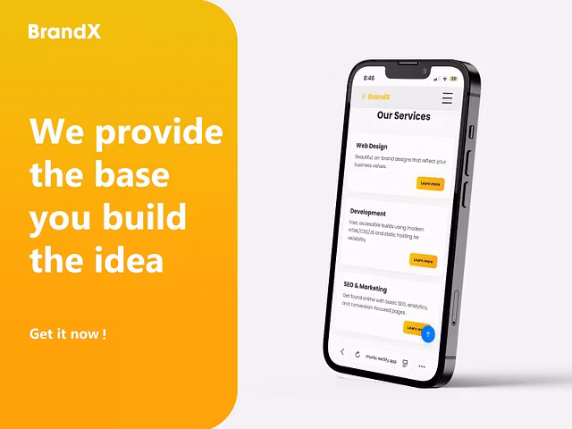 BrandX Landing Page 
