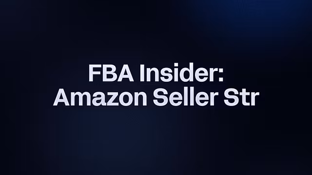 FBA Insider: PPC Playbook