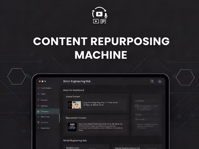 Content Repurposing Machine