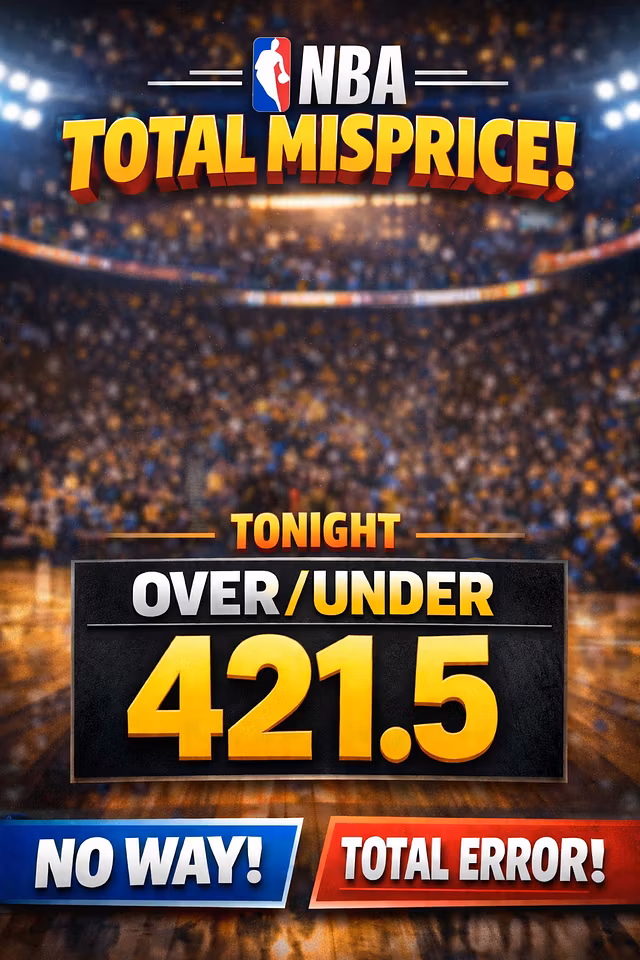 The NBA Total Misprice