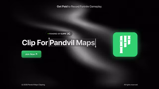 Pandvil Maps Clipping