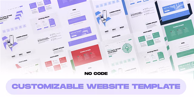 Website Template Customizable