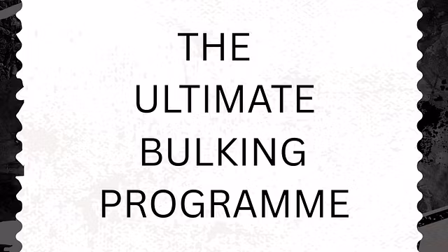 The Bulk Plan: Eat Grow Repeat
