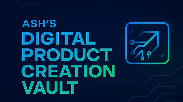 Ash's Digital Product Vault