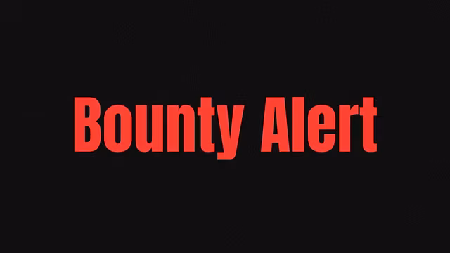 Bounty Alert