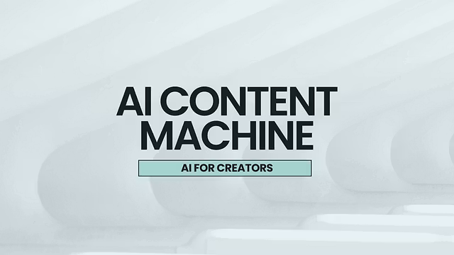 AI For Creators