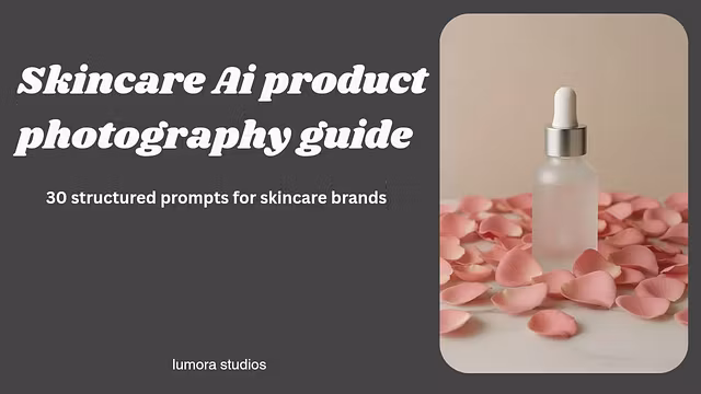Skincare ai photography 