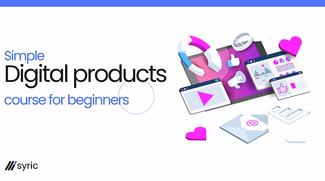 Digital products course 