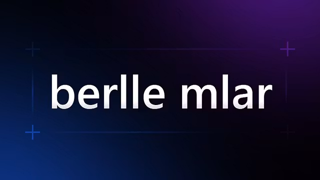 Berlle Mlar Micro-Events~