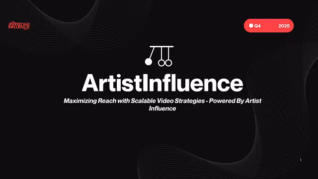 Artist Influence ClipCash -EDM