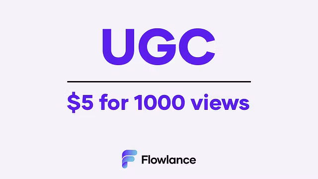Flowlance - Post & Earn!