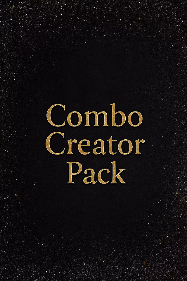 Creator Combo Pack