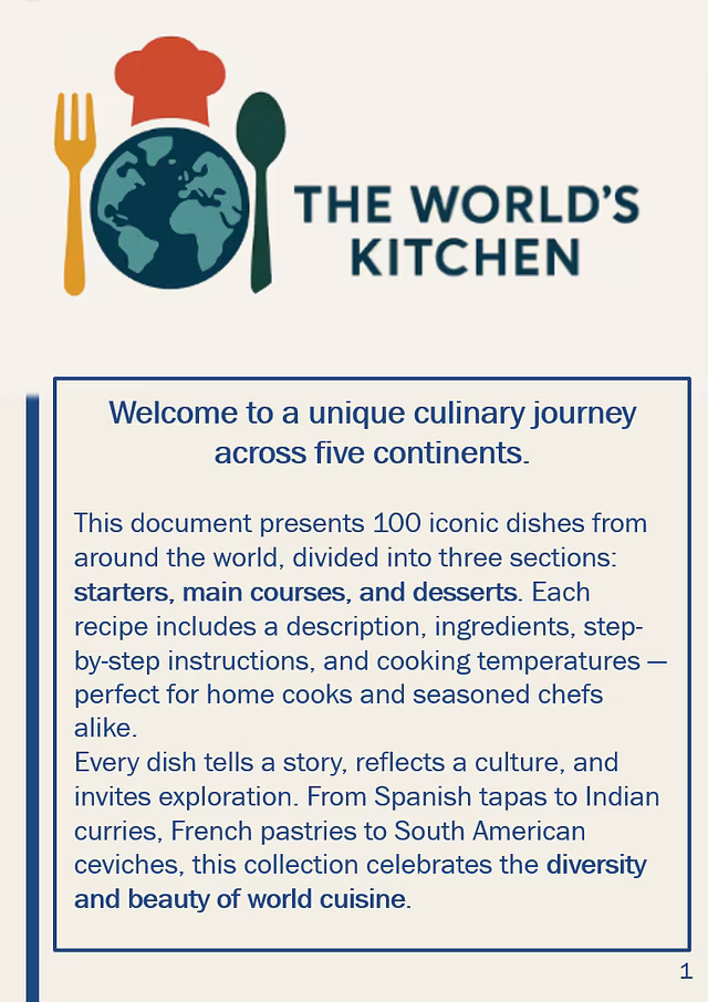 The World’s Kitchen