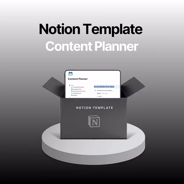 NOTION CONTENT PLANNER