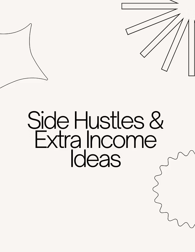 Side Hustles Ideas