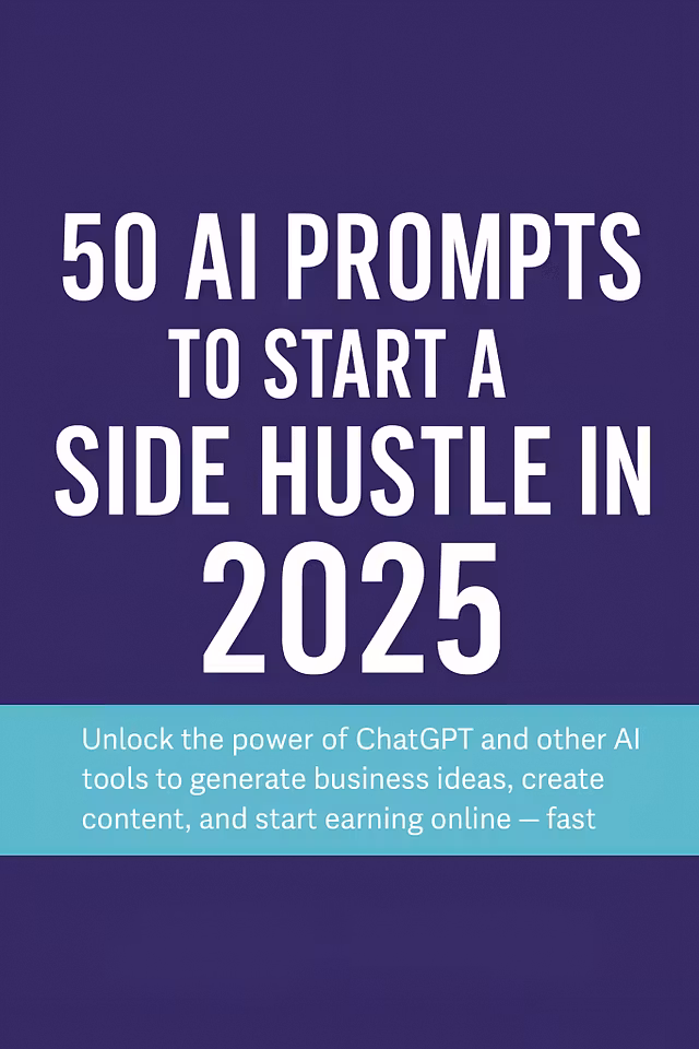 50 AI Prompts For Side Hustle