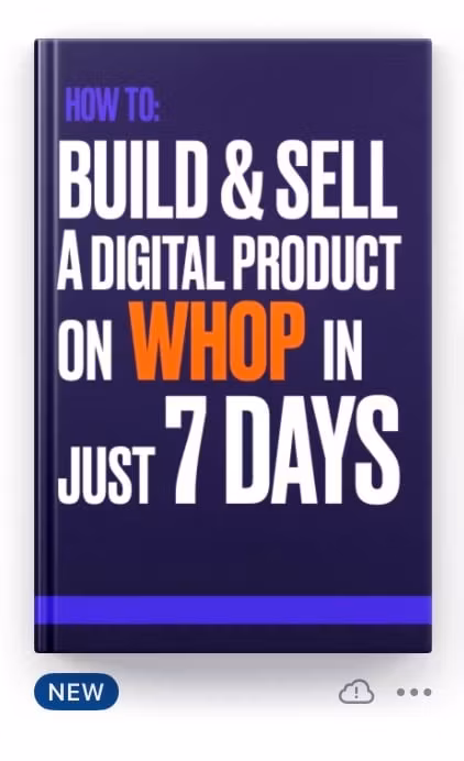 7-Day Digital Product Playbook