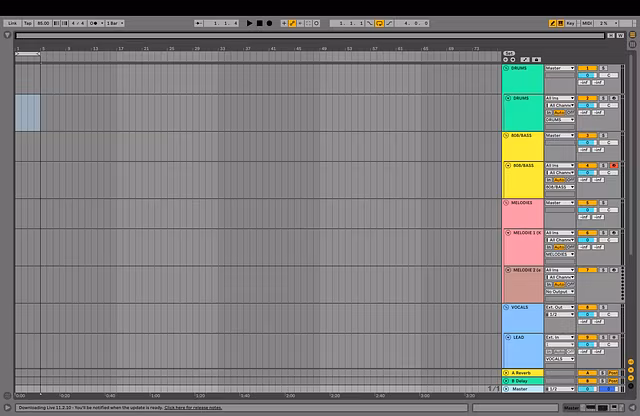 Ableton Hip Hop Mix Template