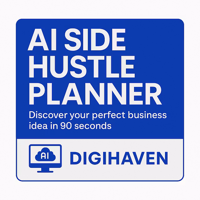 AI Side Hustle Planner