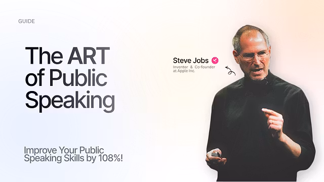 Art of Public Speaking