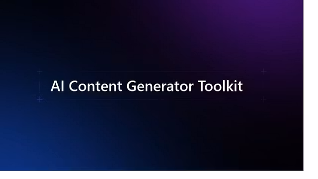 AI Content Generator Toolkit