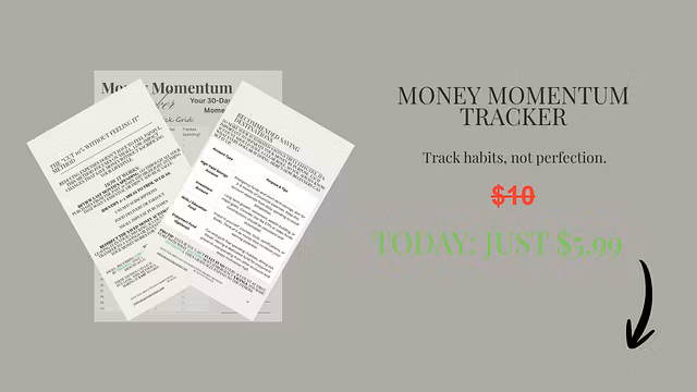 30-Day Money Momentum Tracker