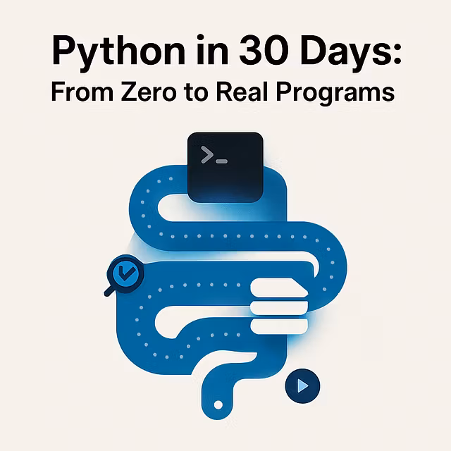Python in 30 Days, From Zero t