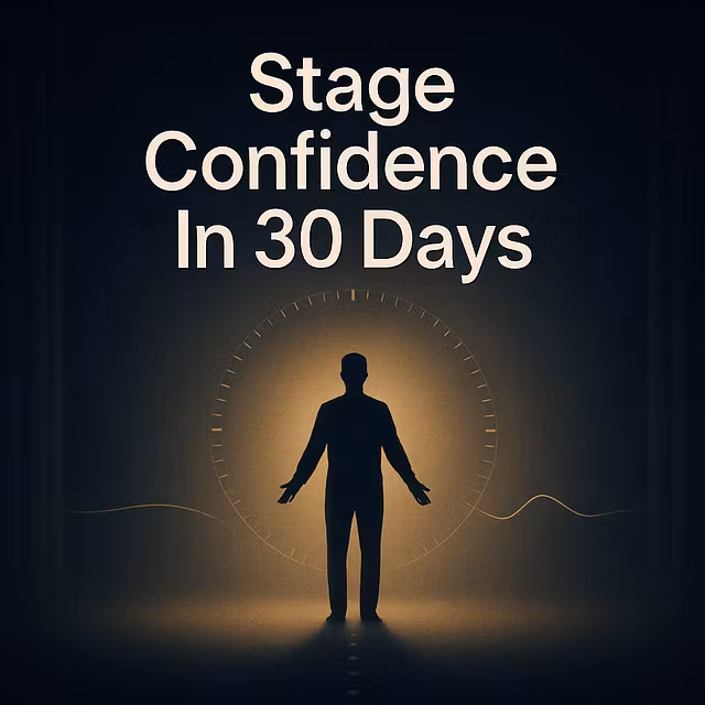Stage Confidence In 30 Days