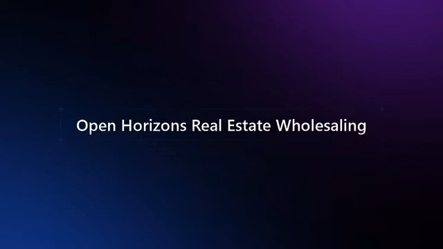 Wholesaling Real Estate
