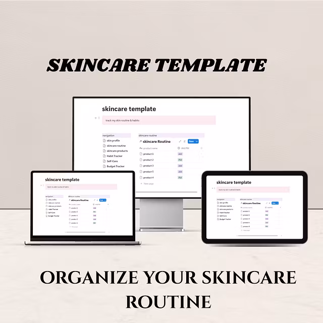 Skincare Notion Template