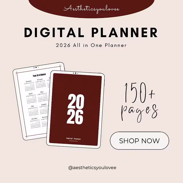 2026 Digital Planner