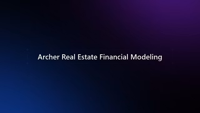 Real Estate Financial Modeling