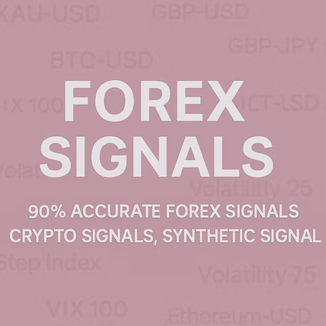 90% Forex & Synthetic Signals