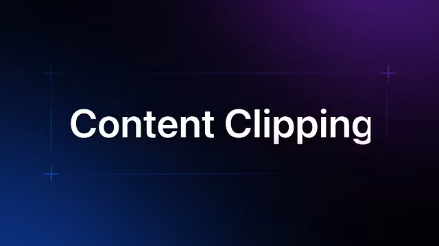 Content Clipping Basic
