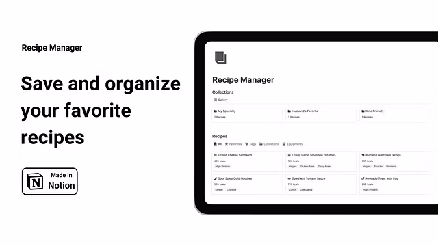 Recipe Manager