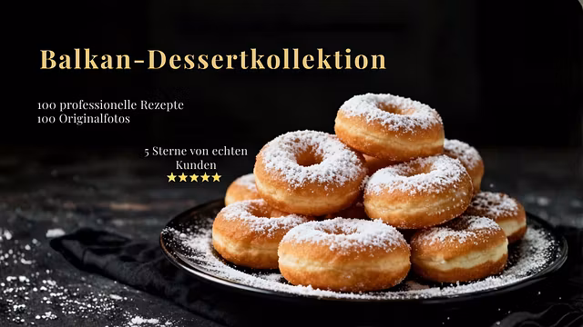 Balkanische Dessert-Kollektion