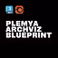 Plemya Archviz Bleuprint