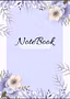 Digital NoteBook with flowers