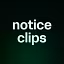 notice clips