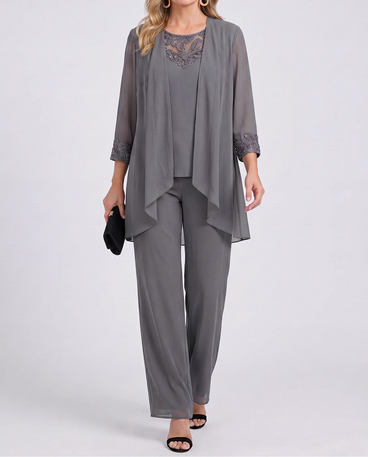Éléonore | Ensemble Veste Fluide et Pantalon Large
