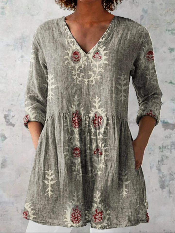 Maeve | Blouse longue à col en V