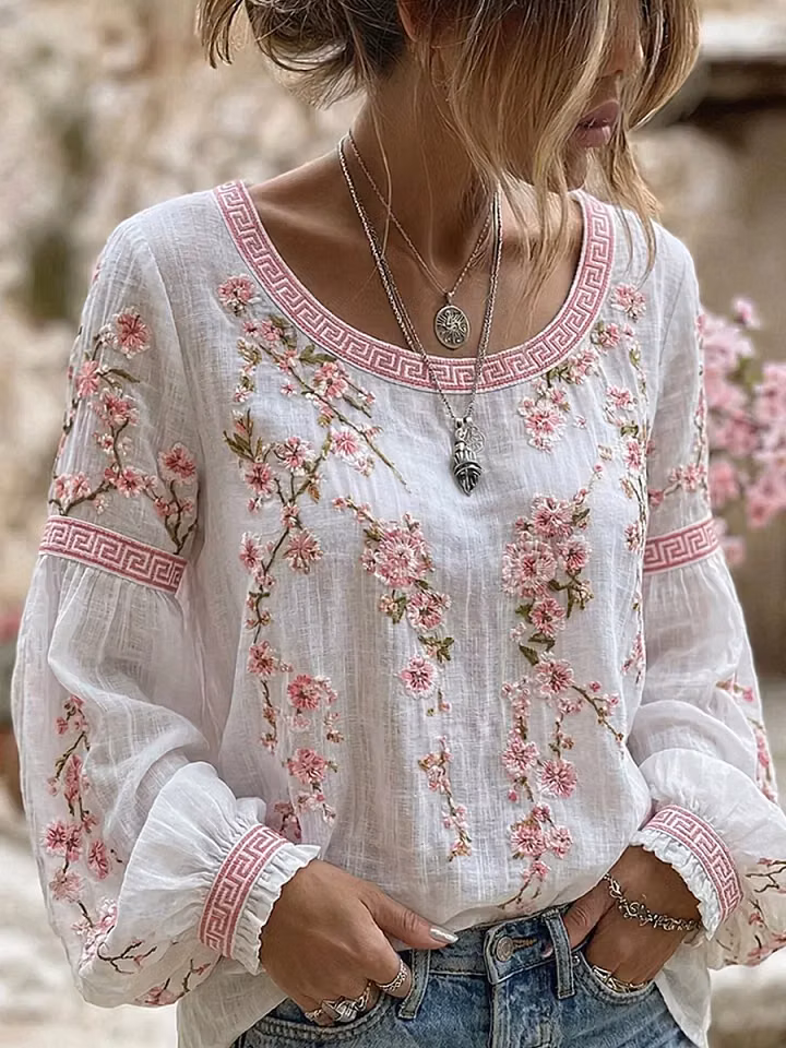 Marie | Blouse Fleurie Romantique