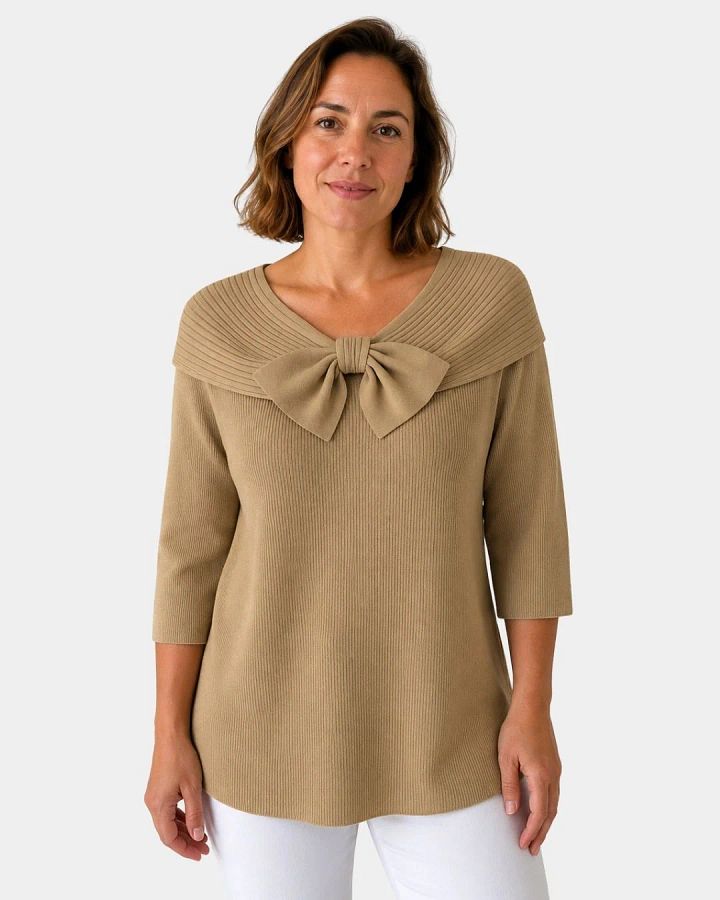 Lúa | Pull chaud et féminin avec nœud