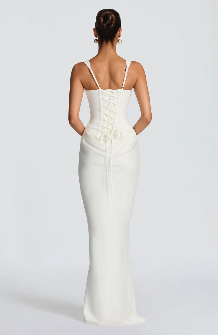 Éléonore | Robe Maxi Col Carré