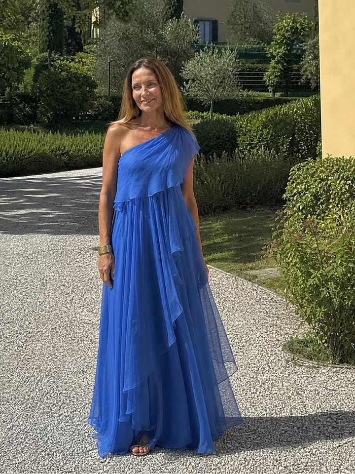 Agnès | Robe Longue Asymétrique à Volants