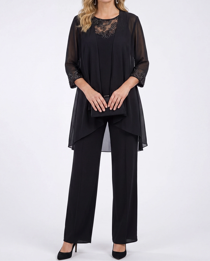 Éléonore | Ensemble Veste Fluide et Pantalon Large