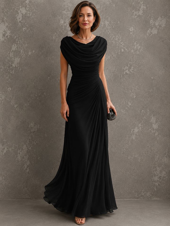 Julienne | Robe Maxi Drapée Élégante