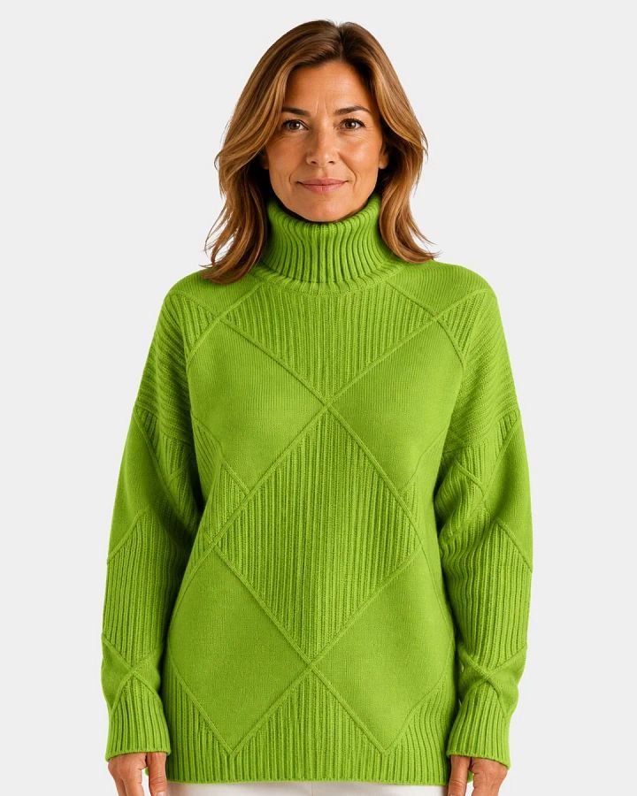 Lauren | Pull luxe à col haut