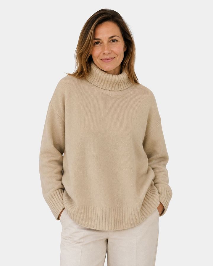 Irena | Pull Doux à Col Roulé