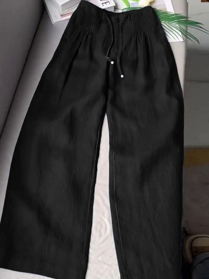 Isabelle | Pantalon fluide jambe large